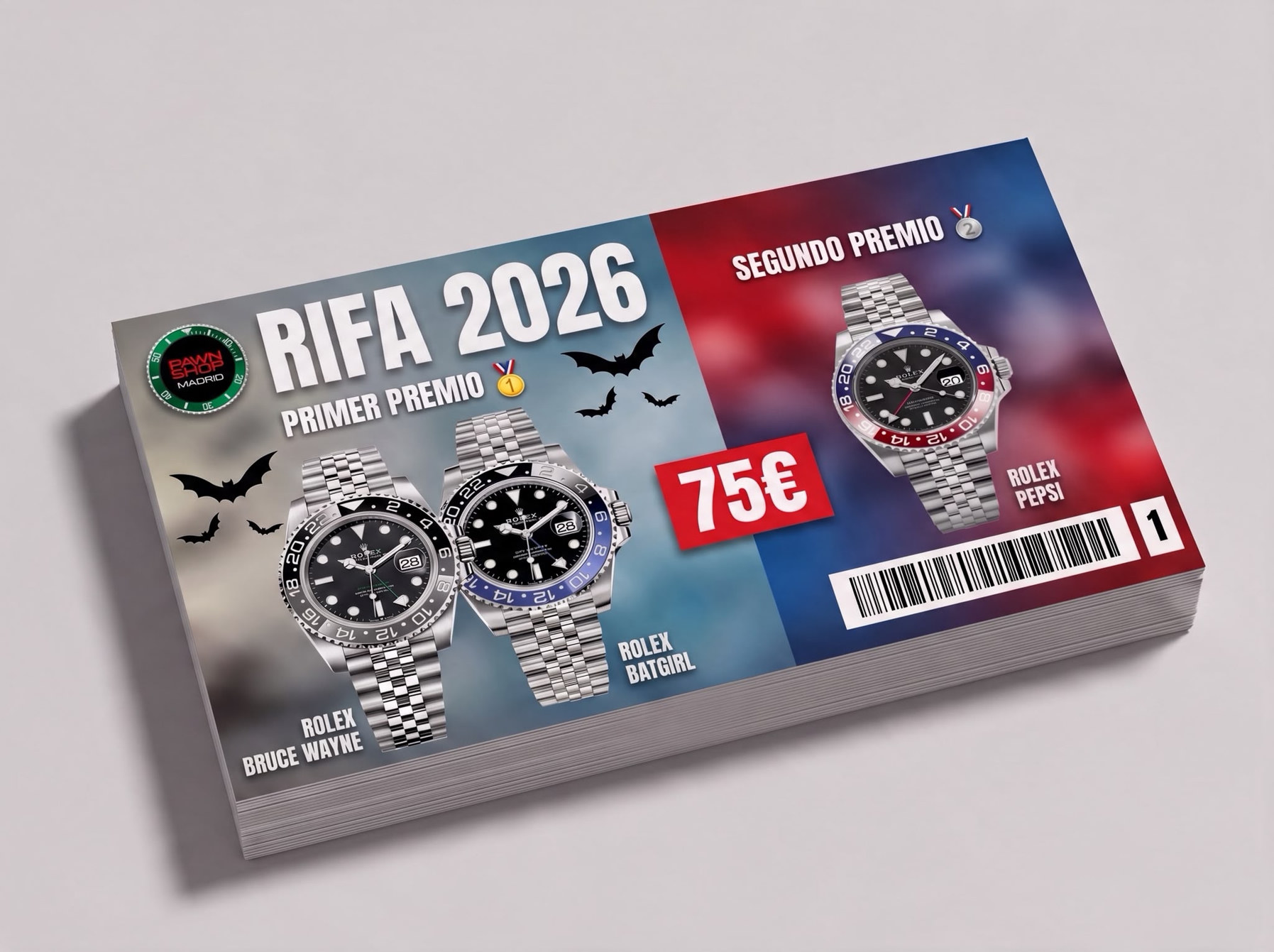 Papeleta RIFA 2026