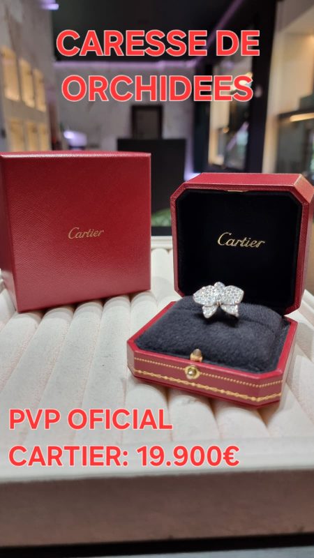 CARTIER ANILLO CARESSE DE ORCHIDEES