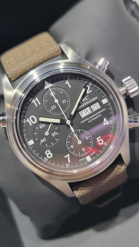 IWC PILOT DOUBLE CHRONOGRAPH