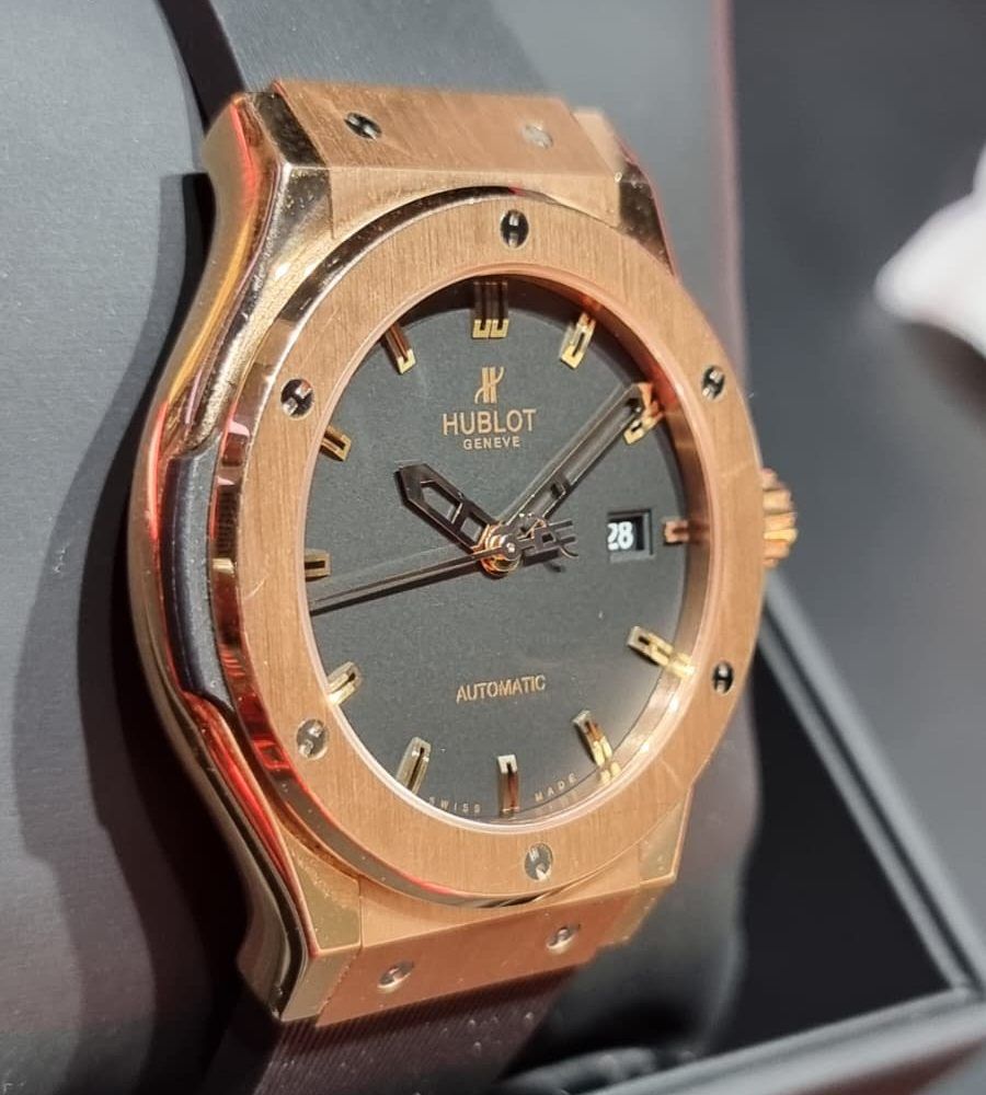 HUBLOT CLASSIC FUSION GOLD ROSE CAUCHO (3)