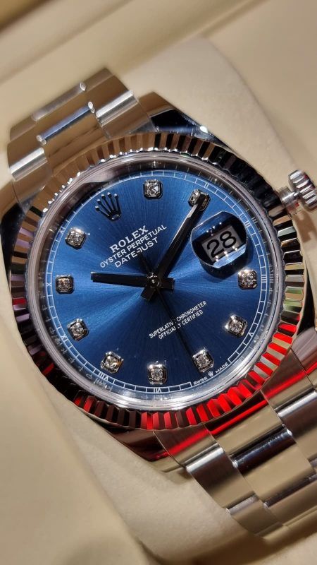 ROLEX - DATEJUST ESFERA AZUL DIAMANTES  (Ref. 126231)