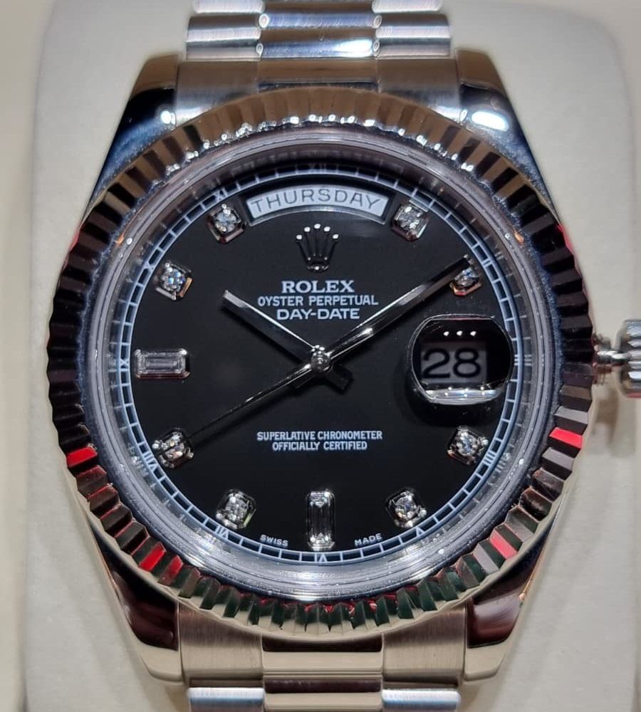 ROLEX - DAY-DATE PRESIDENT 218239 - 2014 - ORO BLANCO (1)