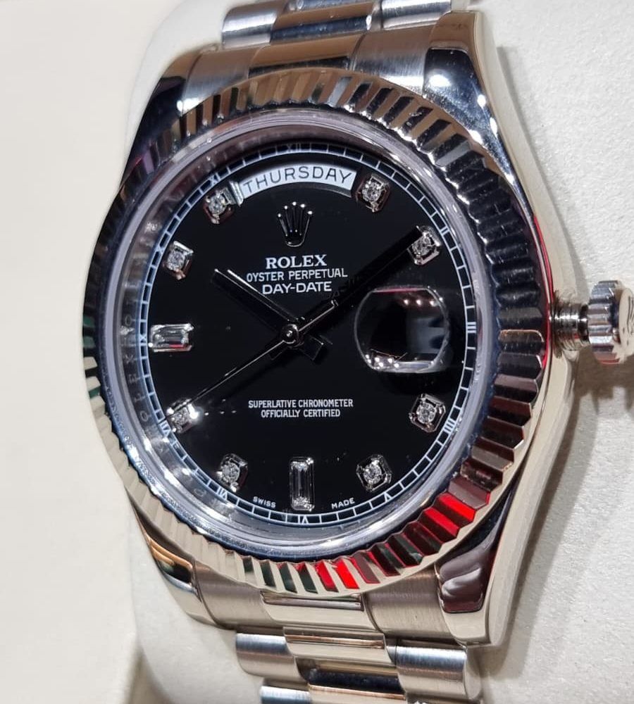 ROLEX - DAY-DATE PRESIDENT 218239 - 2014 - ORO BLANCO (2)